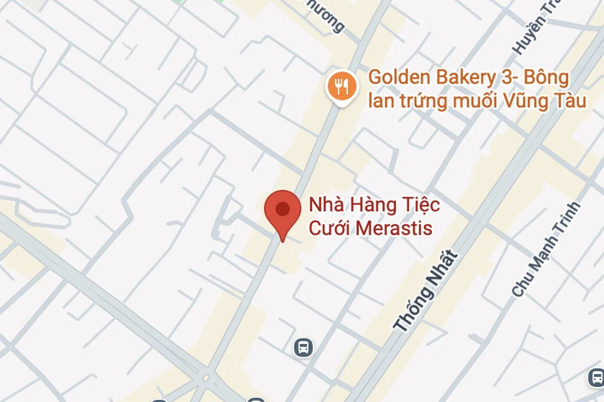 Bản đồ vị trí Nhà hàng Merastis, Vũng Tàu